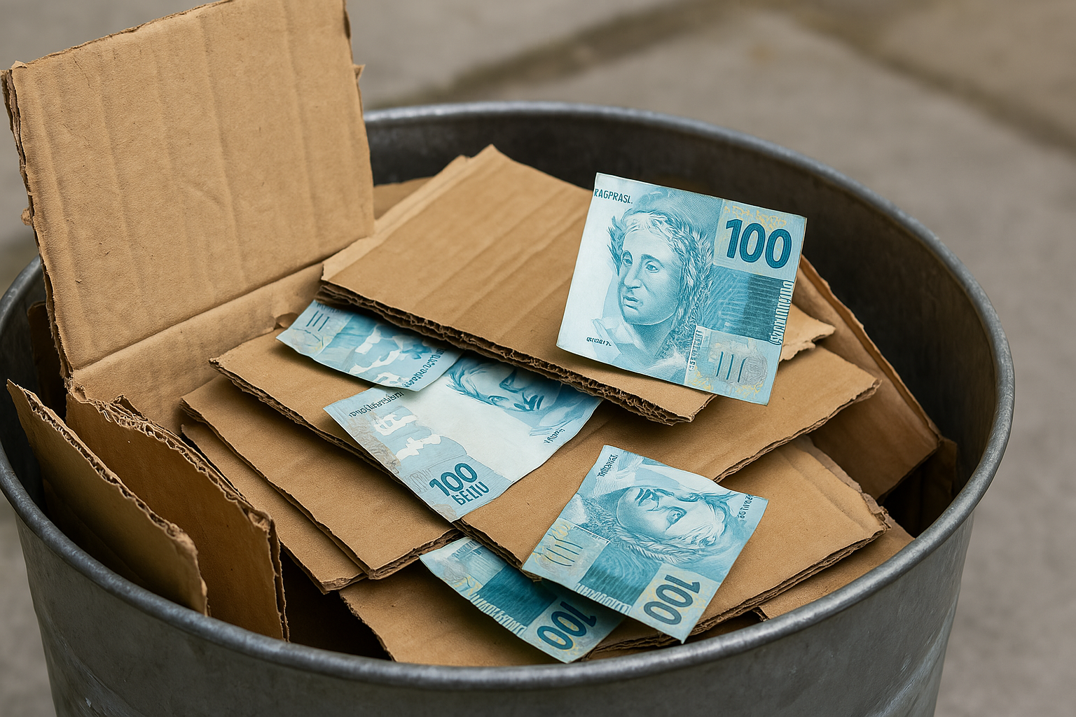 Papelão vale dinheiro Papelão vale dinheiro